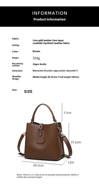 Women's Crossbody Bucket Bag