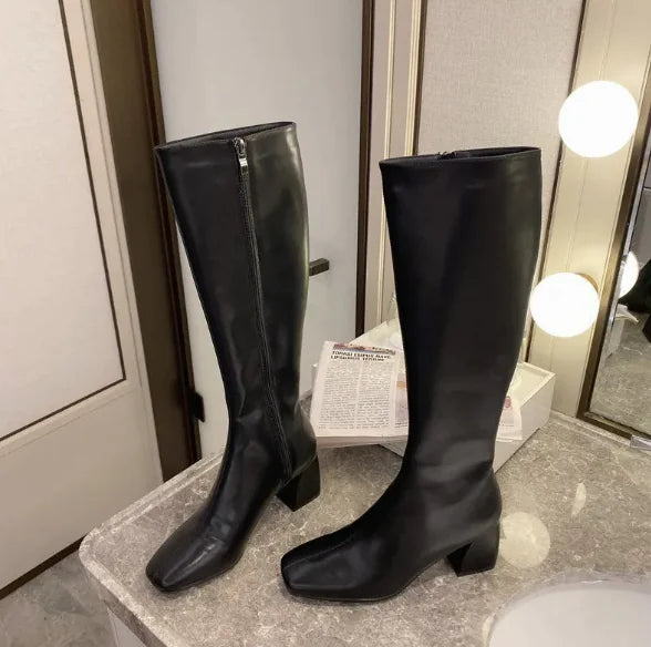 Bottes Martin en cuir de style britannique