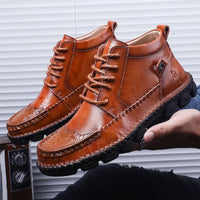 Chaussures décontractées en cuir pour hommes