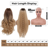 Synthetic Wigs for Women Long Straight Brown Blonde Highlights Wigs With Bangs Natural Hair for Daily Use Heat Resistant Fiber