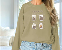 Women's Fashionable Solid Color Printed Long Sleeved Sweatshirt