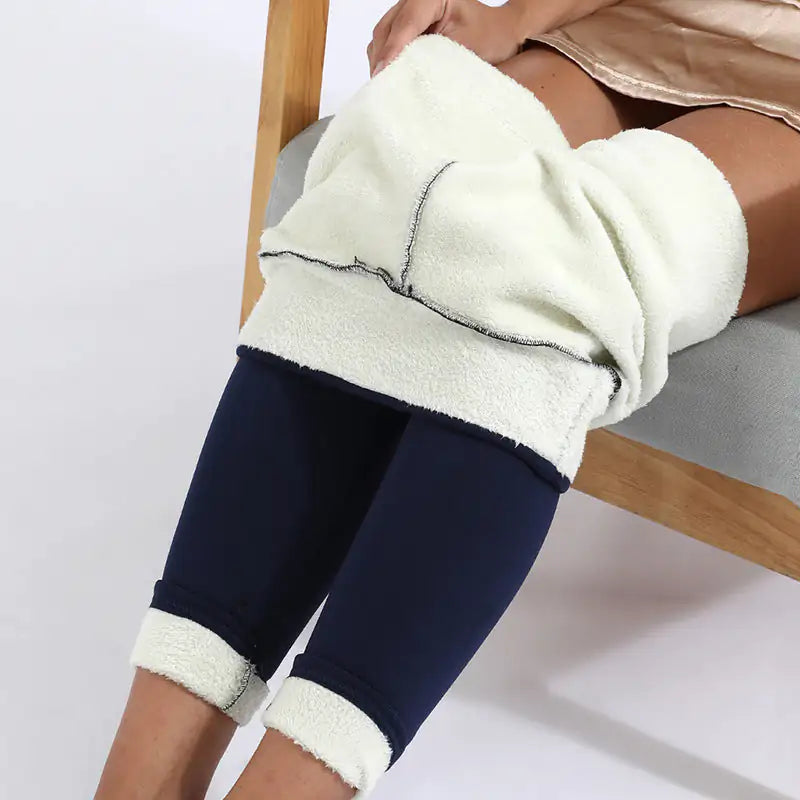 Winter Leggings Warm Thick High Stretch Lamb Cashmere Leggins Skinny Fitness Woman Pants